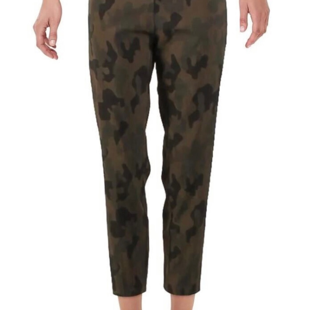 Nanette Lepore women pants olive camo green sz 2